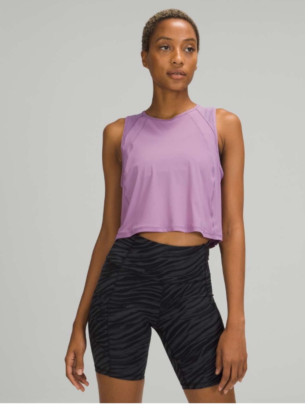 LULULEMON Lululemon Sculpt Tank Top *Cropped Wisteria Purple